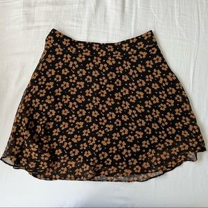 Urban Outfitters floral mini skirt
